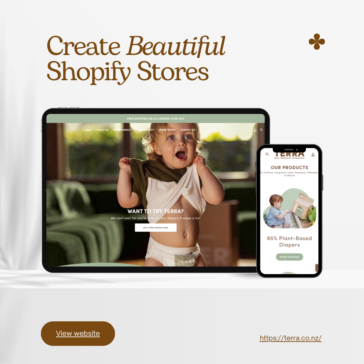 create beautiful shopify stores